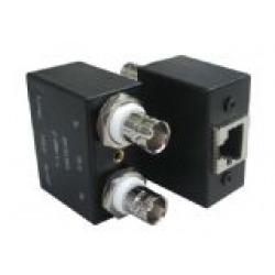 Dual Balun Shielded Isolated BNC(F)*2 to RJ45(F)